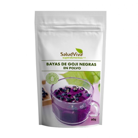 Bayas negras de goji en...